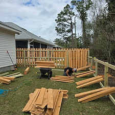 6-foot-shadow-box-Alta-Premium-wood-fencing-installation-in-Myrtle-Grove-FL 5