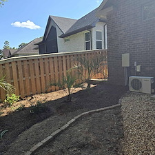 Shadowbox-Fence-with-Top-Rail-Steel-Frame-Gates-Pensacola-FL 2