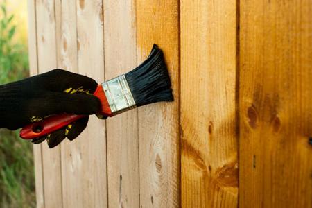 Fence Staining